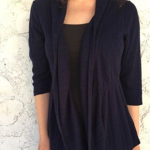 Notations Knit Navy Cardigan